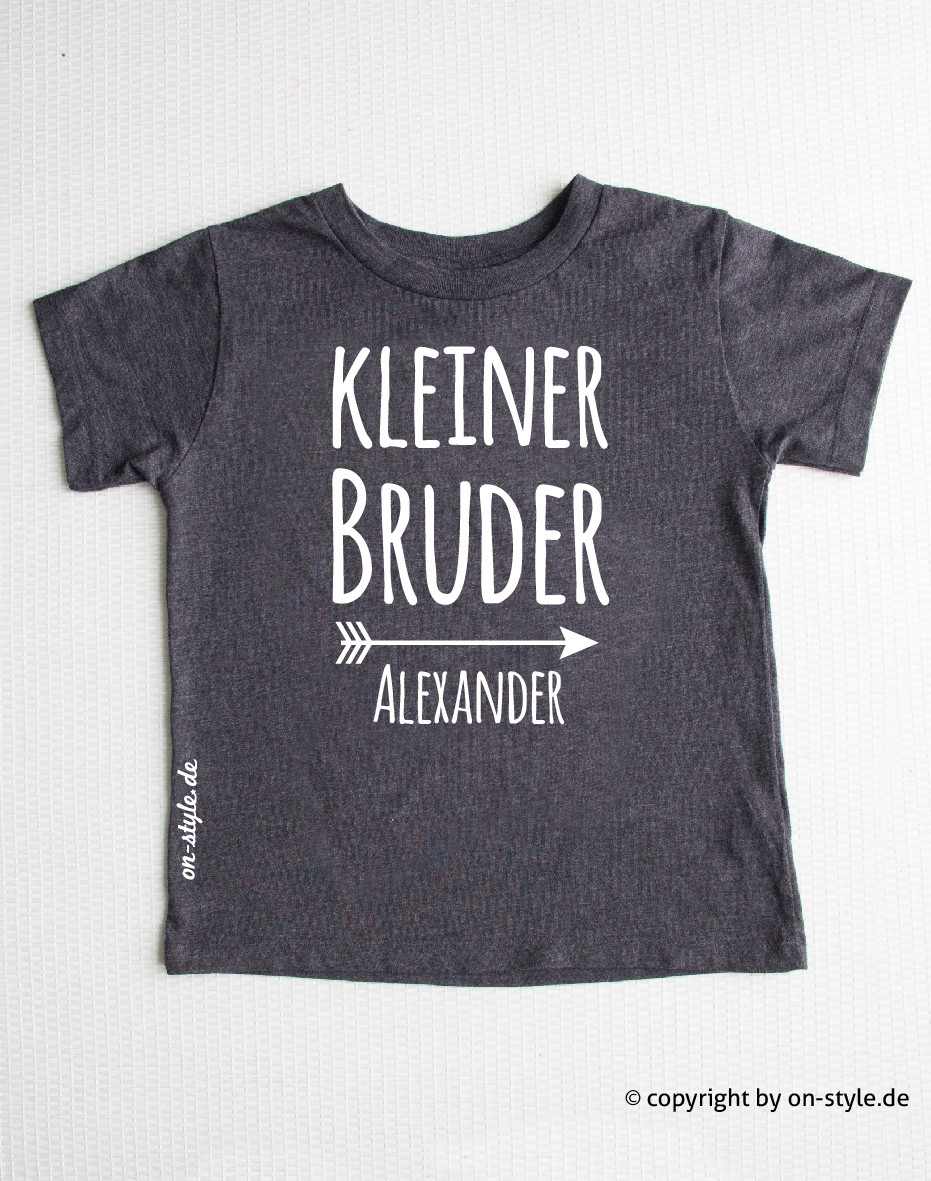 Geschwistershirt Pfeil - kleiner Bruder