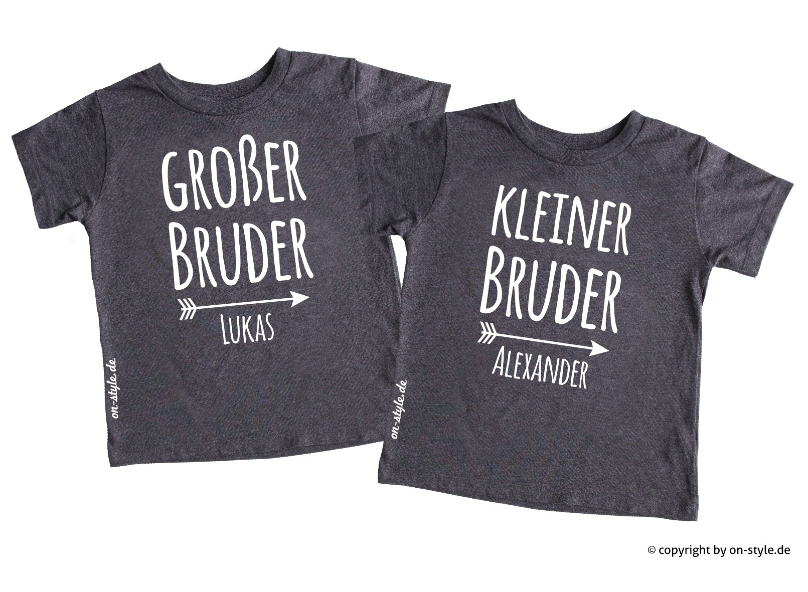 Kombi Geschwistershirts - großer Bruder, kleiner Bruder