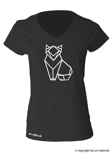 T-Shirt „Origami Cat“
